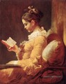 Une jeune fille lisant Jean Honoré Fragonard